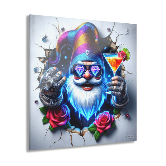 The Cocktail Collection ~ DELIGHTFUL DIAMOND DANNY BOY ~ 12" Acrylic Print (French Cleat Hanging)
