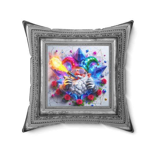 Vapors Collection ~ SCENT OF A GEM GNOME & ShroomaRooma ~ 20" Square Pillow ~ GnomePOP