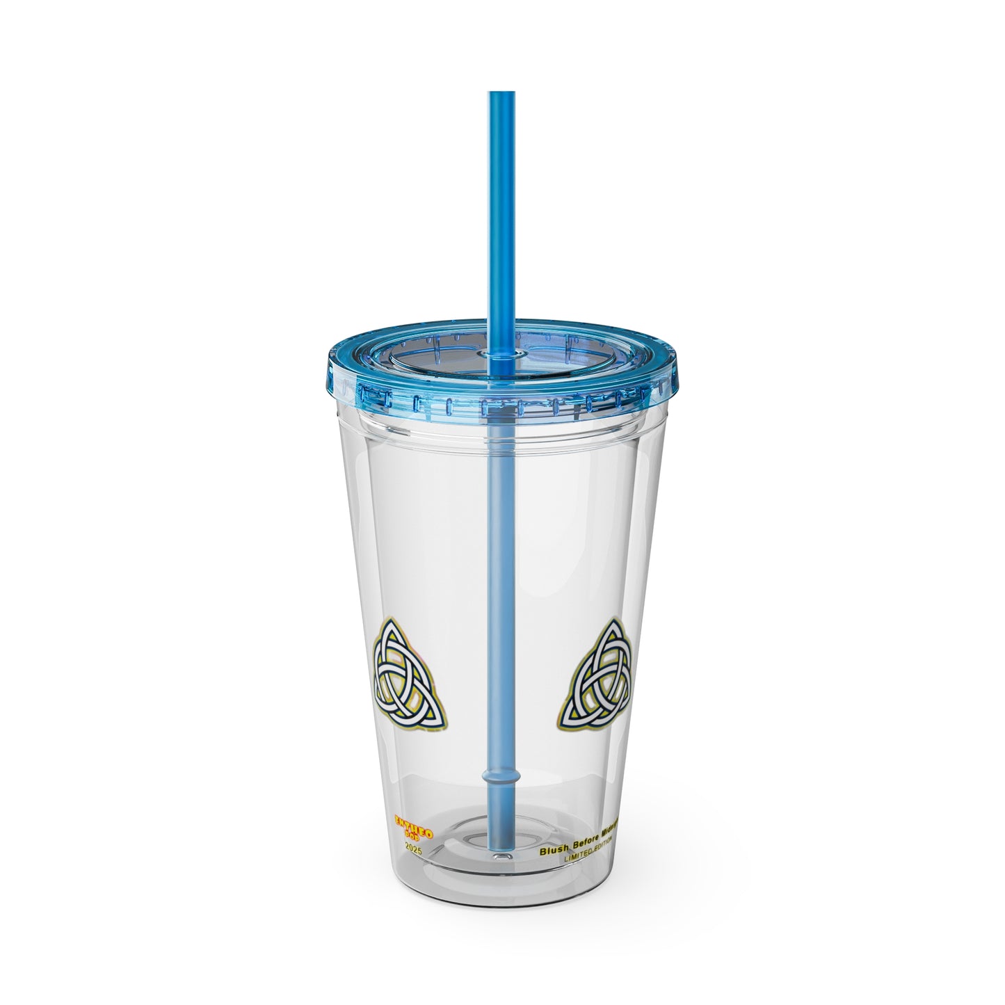Cocktails Collection ~ BLUSH BEFORE MIDNIGHT ~ Sunsplash Tumbler with Straw, 16oz