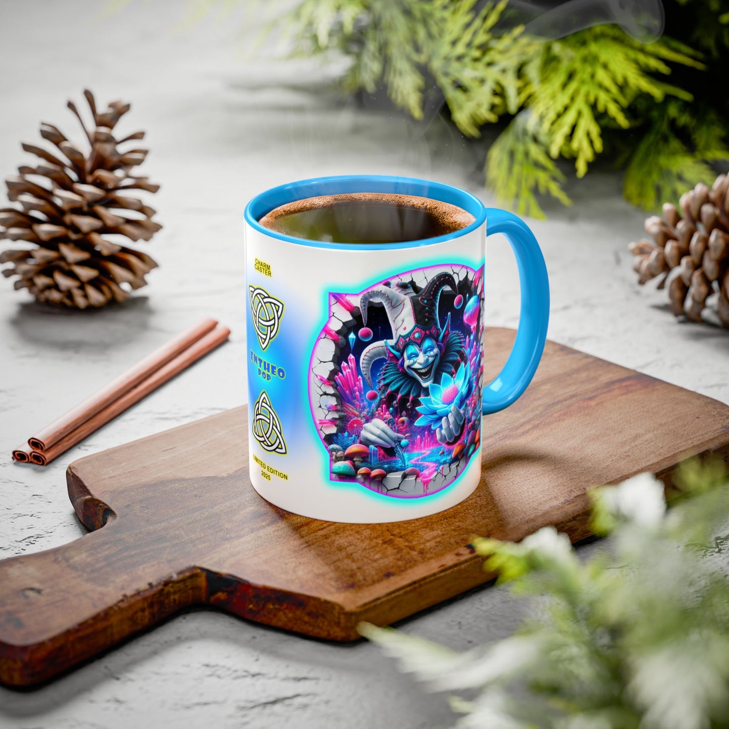 Lotus Collection ~ CHARM CASTER ~ 11oz Colorful Mug