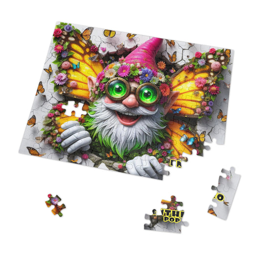 Butterfly Collection ~ LENNY BENNY WINGS - Small 110 piece Jigsaw Puzzle with Metal Tin - 8" x 10"