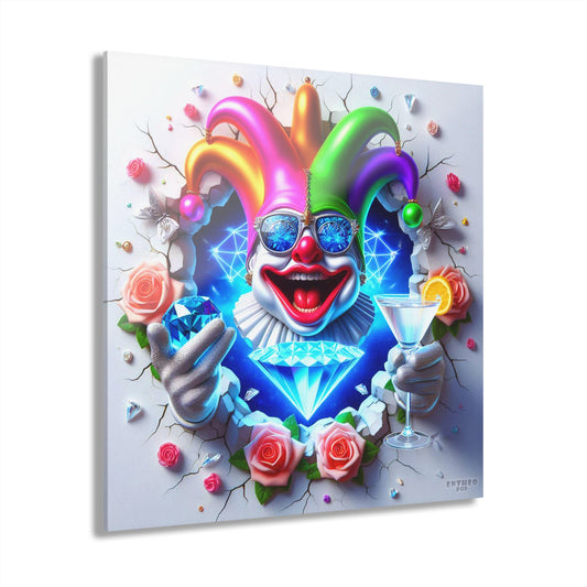 The Cocktail Collection ~ THE ROCKER ROGER DOGER ~ 12" Acrylic Print (French Cleat Hanging)
