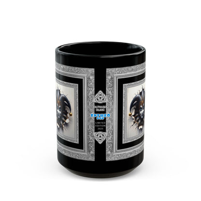 Striking Collection ~ BALTHAZAR BLINK ~ Black Mug 15oz