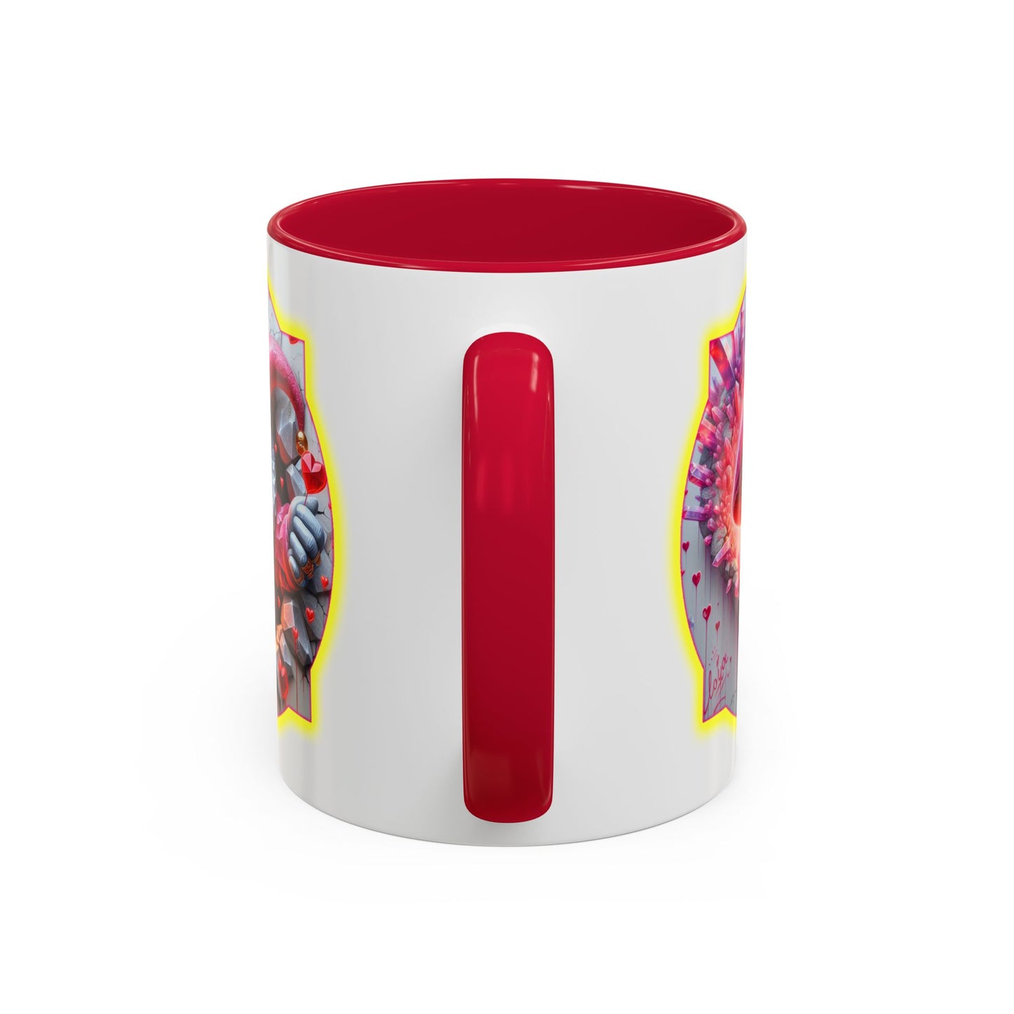 Lovecapade Collection ~BUBBLES VON HEARTFLIP ~ 11oz Colorful Mug