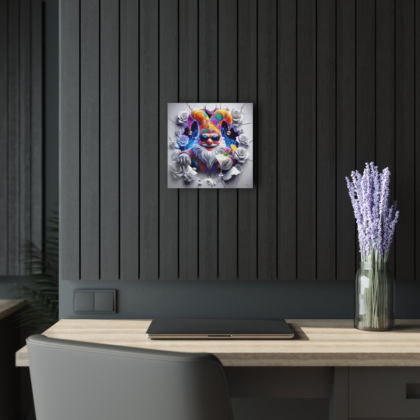 The Cocktail Collection ~ SUBLIME SAMUEL SATISFIED ~ 12" Acrylic Print (French Cleat Hanging)