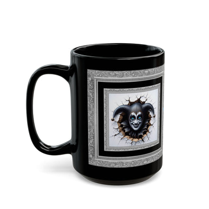 Striking Collection ~ BANSHEE GIGGLEGRIN ~ Black Mug 15oz