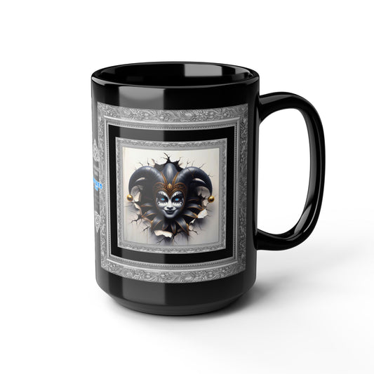 Striking Collection ~ BALTHAZAR BLINK ~ Black Mug 15oz
