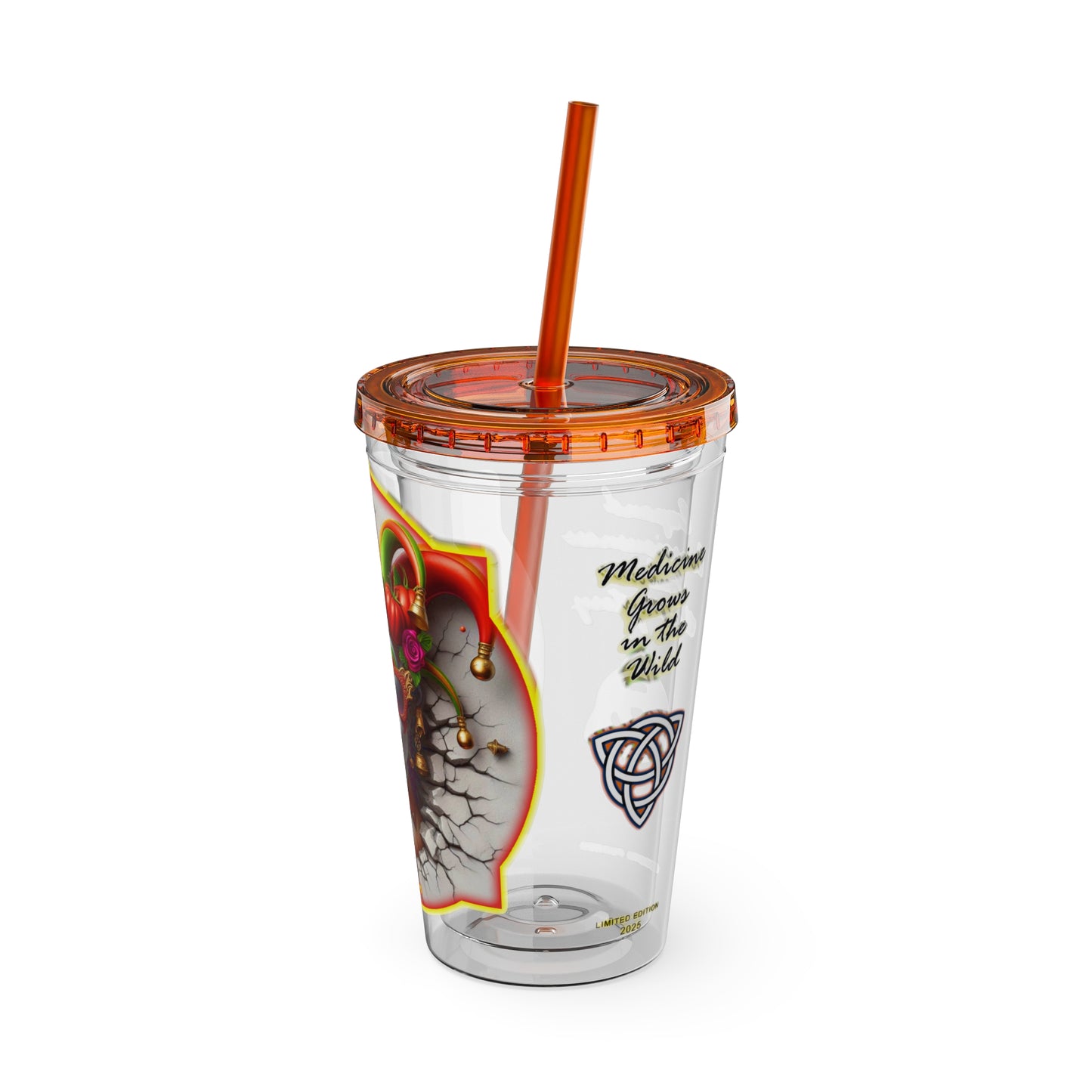 Smoothies Collection ~ SMOOTH PUCKER ~ Sunsplash Tumbler with Straw, 16oz