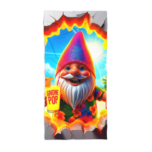 Seaside Sunny's Bardo Barbeque - GnomePOP Beach Towel