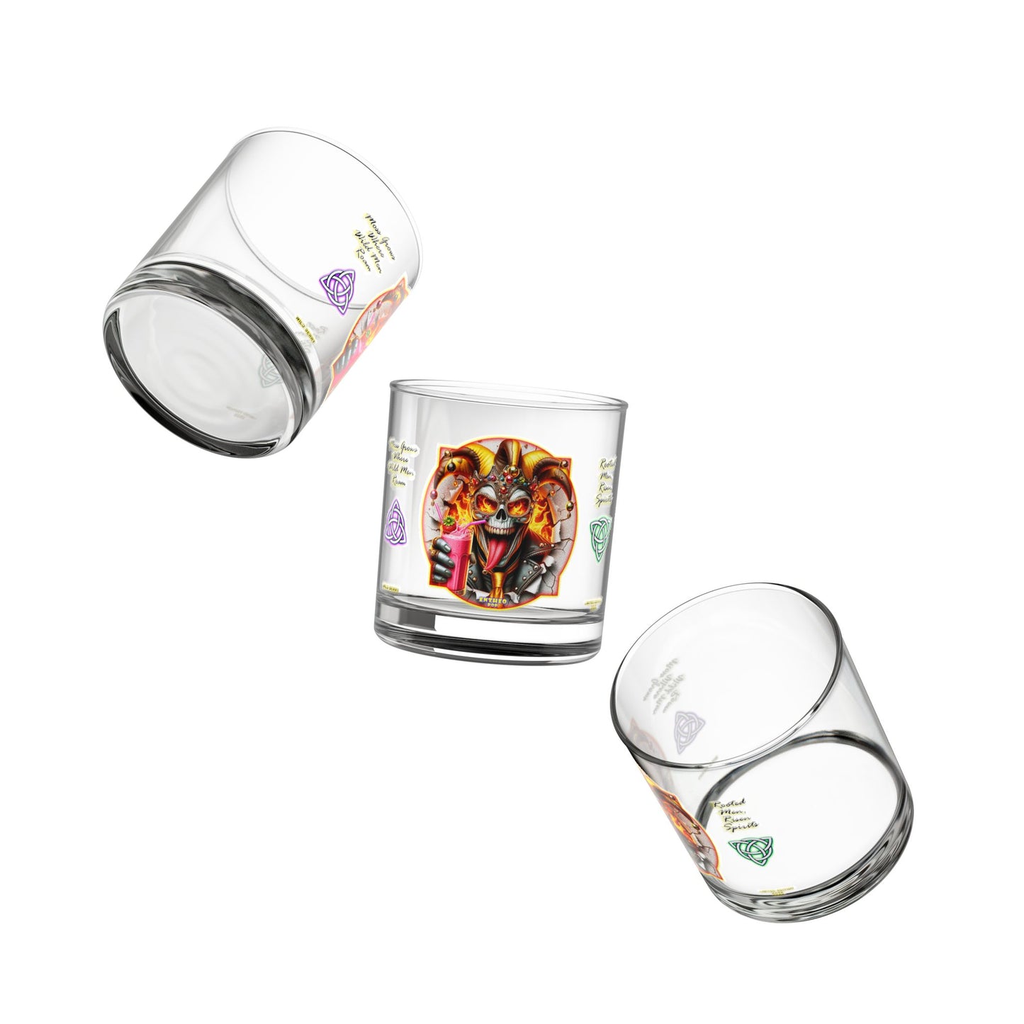 Rocks Glass, 10oz - WILD BERRY - Smoothie Collection - Jesterama
