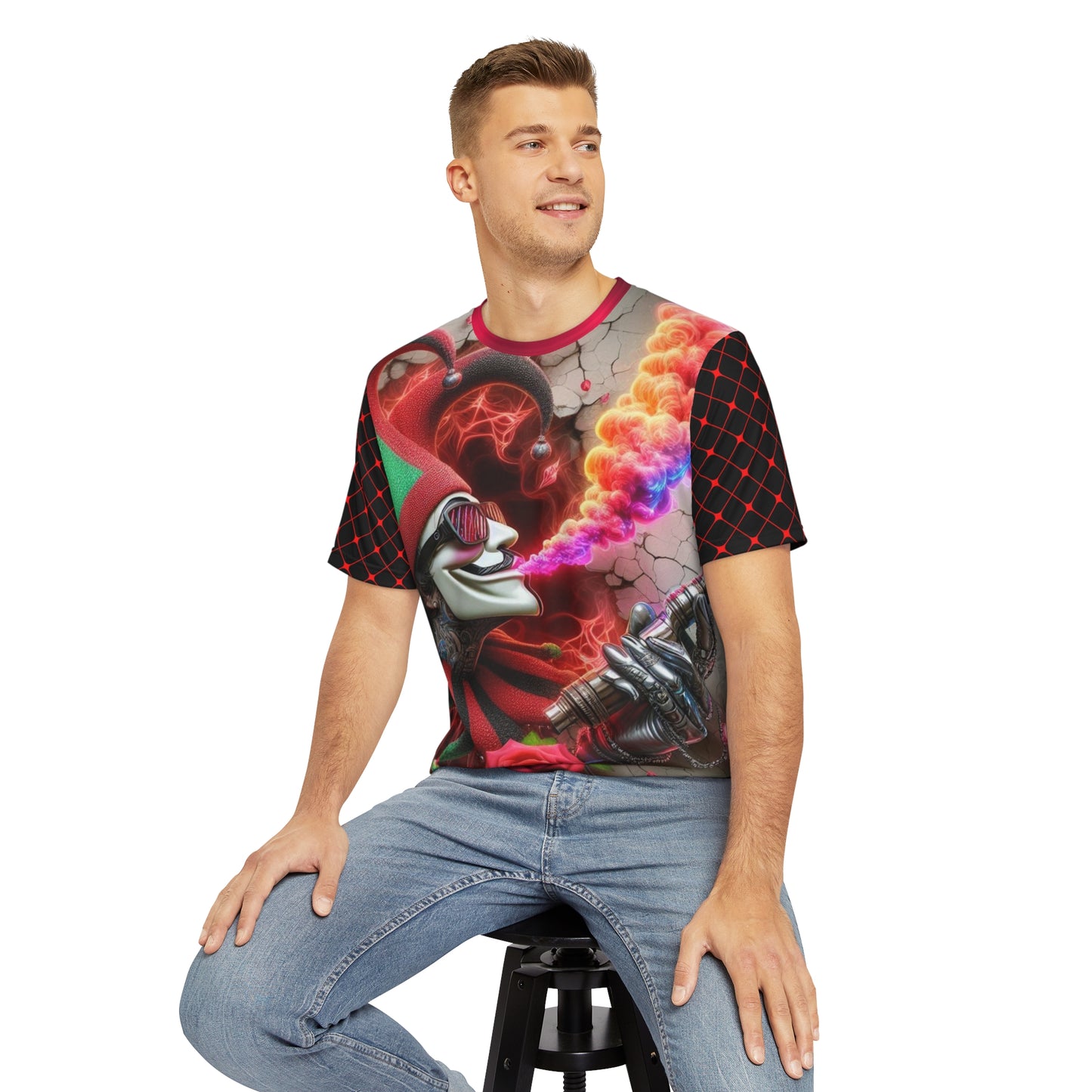 Vapors Collection - KISS THY SPIRIT ROSE - Premium Tee, Men's Regular Fit T-Shirt