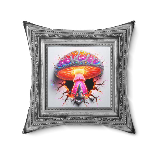 Vapors Collection ~ SPIRITUAL MIST & ShroomaRooma ~ 20" Square Pillow ~ GnomePOP