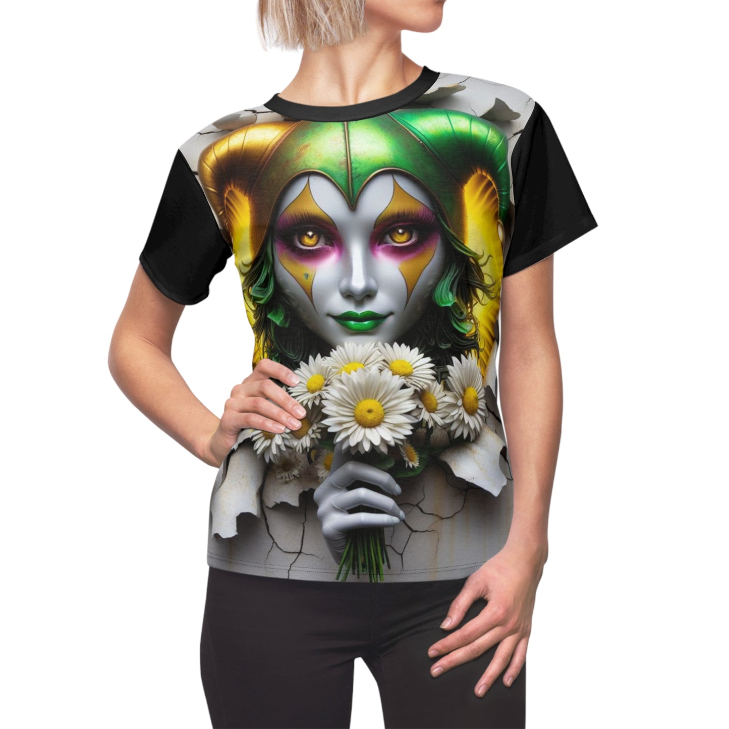 DAISY Miss Maisey - Jester  - Comfortable Women's Crew Neck Shirt - GnomePOP