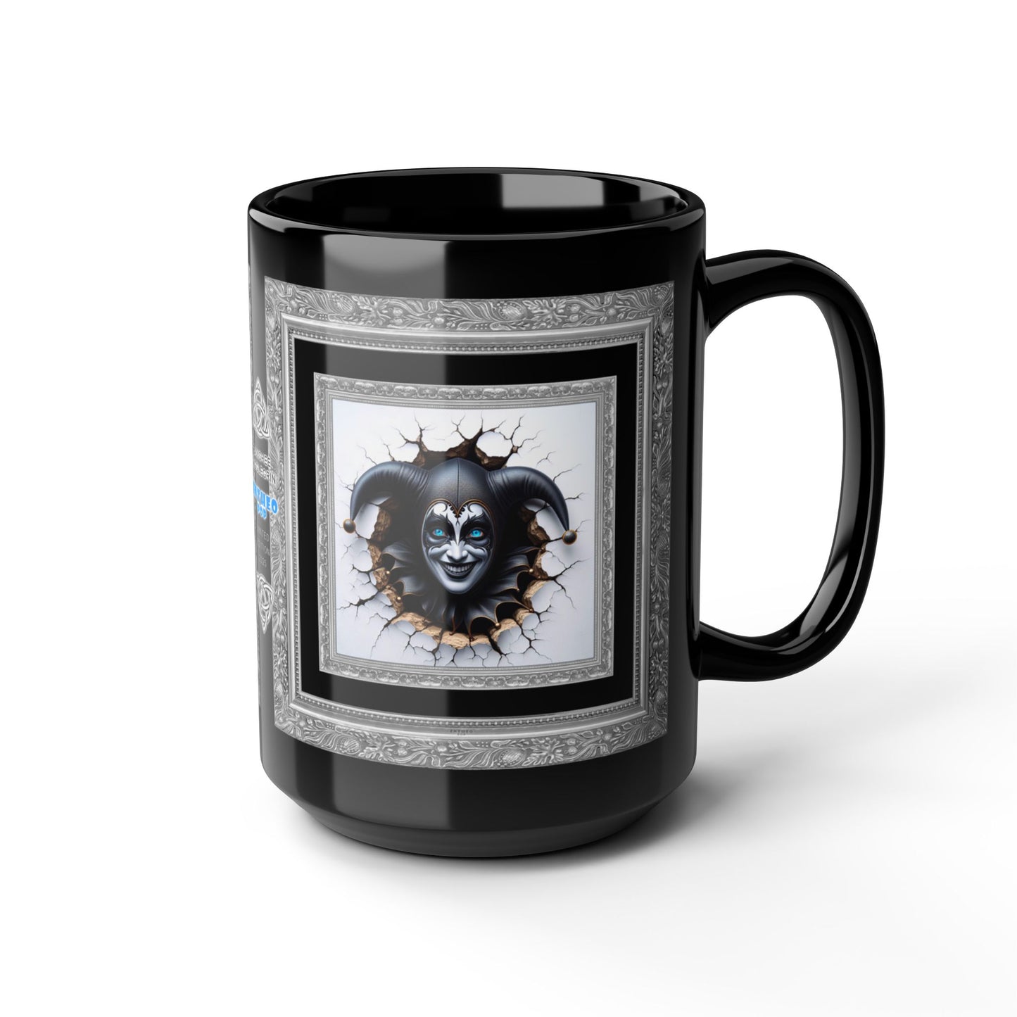 Striking Collection ~ BANSHEE GIGGLEGRIN ~ Black Mug 15oz