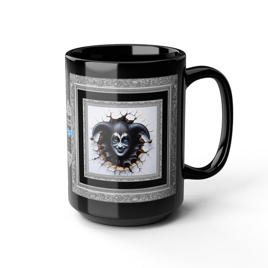 Striking Collection ~ BANSHEE GIGGLEGRIN ~ Black Mug 15oz