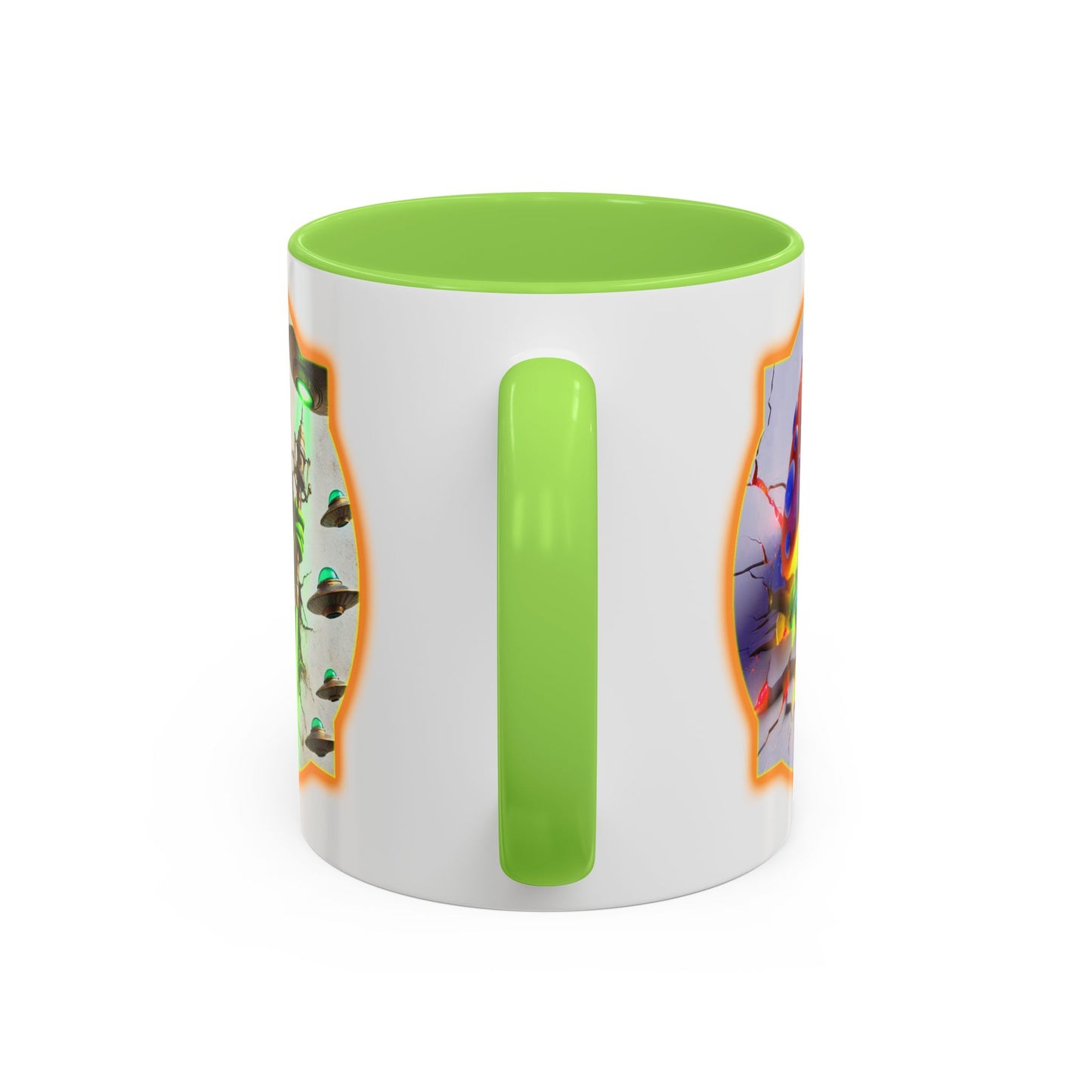 Aliens Collection ~ THE PROBE EXPERT & THE MANGO MUSHROOM ~ 11oz Colorful Mug