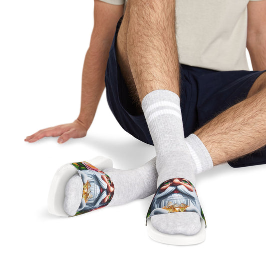 Cocktails Collection - ON THE ROCKS - Men's Removable-Strap Sandals
