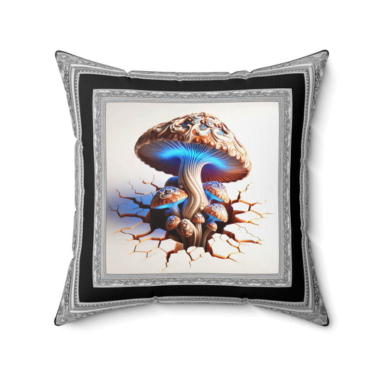 Striking Collection ~ BANTRIX THE BOLD & ShroomaRooma ~ 20" Square Pillow ~ Jesterama