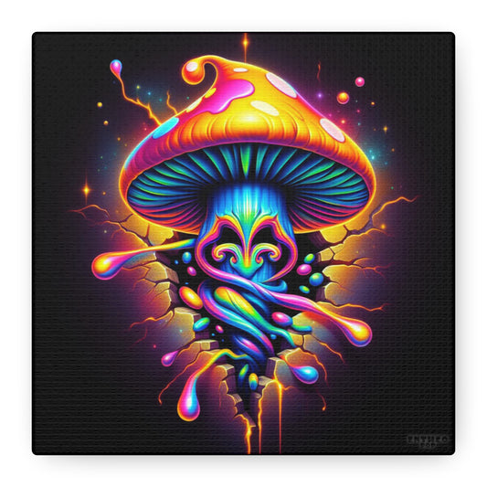 Night Spores Collection ~ THE SPORE ORACLE ~ 6" Stretched Canvas POP 1.25" Deep