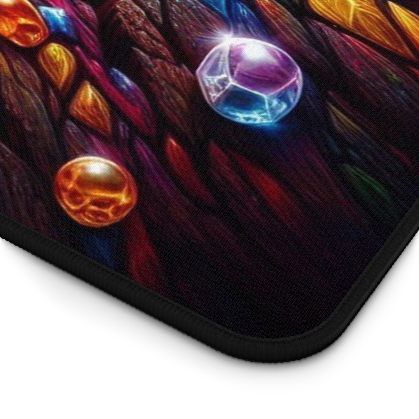 Glowcap Revelation - Jewels of the Threshold Collection - ShroomaRooma Desk Mat