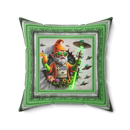 Aliens Collection ~ ELVIN THE EXPERT & ShroomaRooma ~ 20" Square Pillow ~ Jesterama