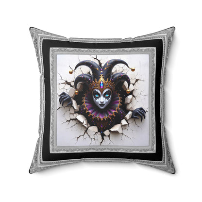 Striking Collection ~ BANTRIX THE BOLD & ShroomaRooma ~ 20" Square Pillow ~ Jesterama