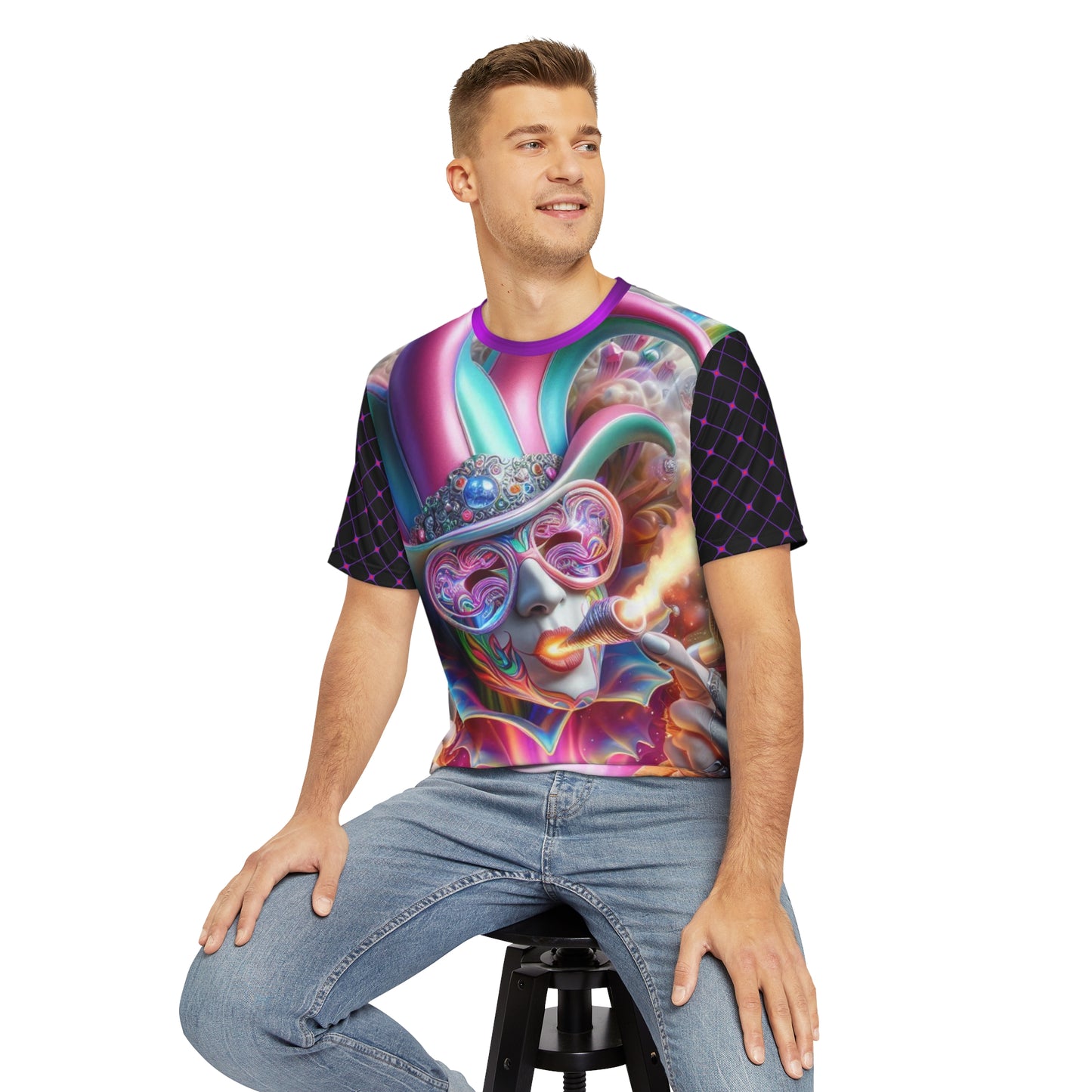 Vapors Collection - TOKEN TONY SKY - Premium Tee, Men's Regular Fit T-Shirt