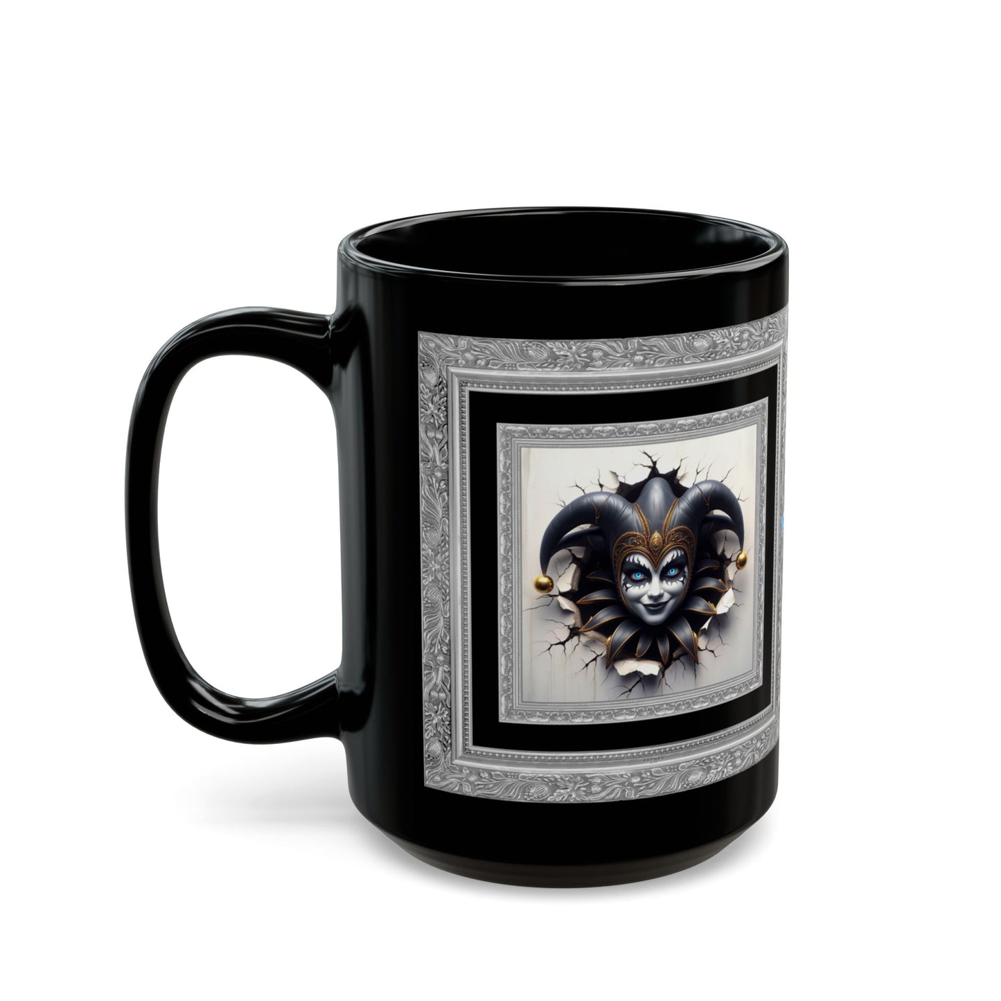 Striking Collection ~ BALTHAZAR BLINK ~ Black Mug 15oz