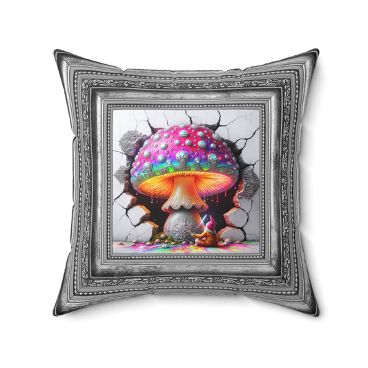 Vapors Collection ~ SCENT OF A GEM GNOME & ShroomaRooma ~ 20" Square Pillow ~ GnomePOP