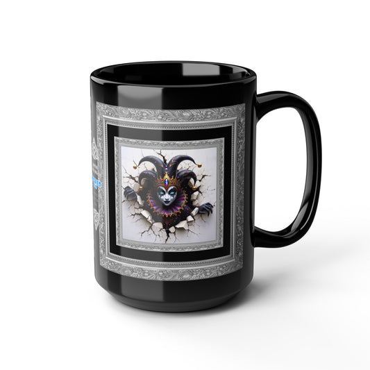 Striking Collection ~ BANTRIX THE BOLD ~ Black Mug 15oz