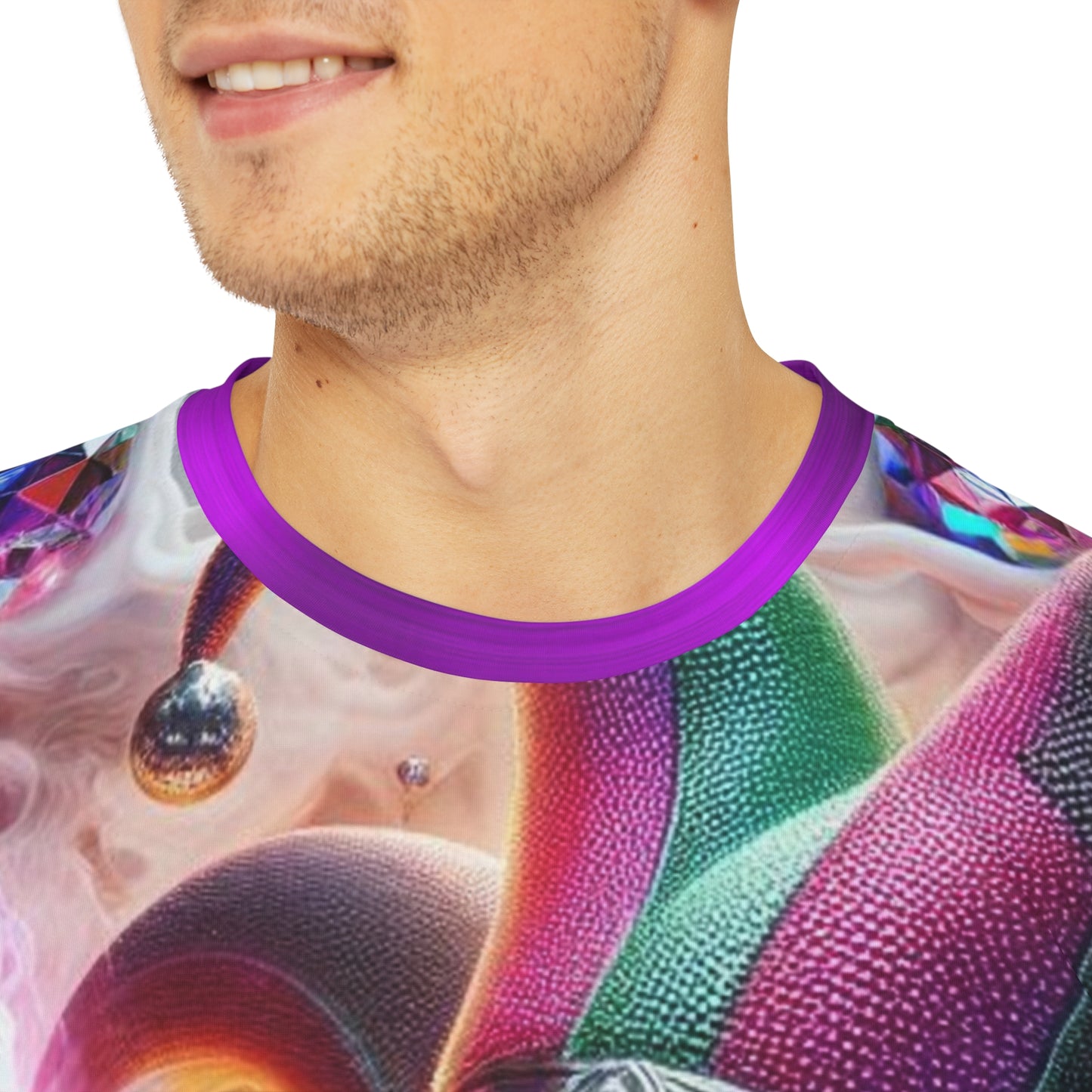 Vapors Collection - VIOLET VAPORAGE - Premium Tee, Men's Regular Fit T-Shirt