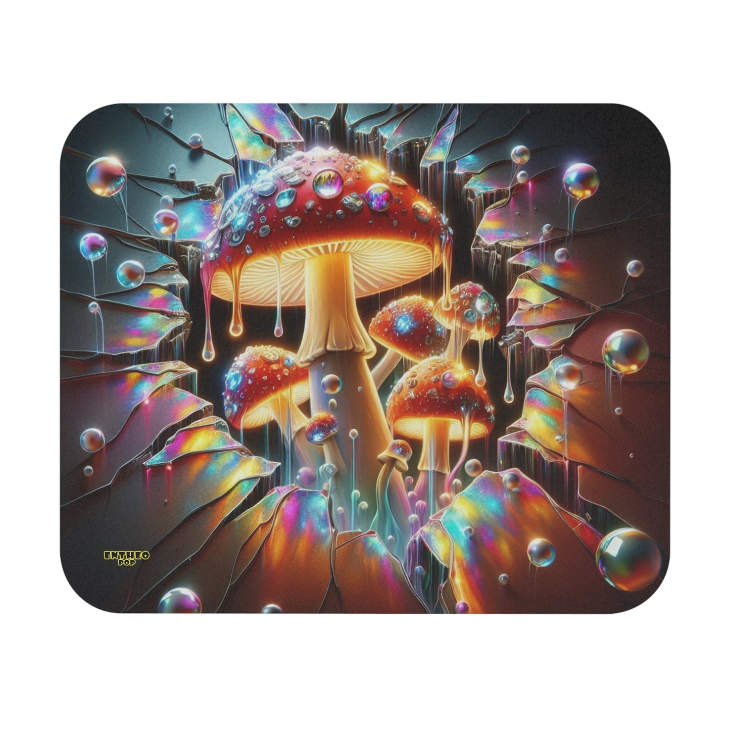 Pearlescent Psyche - Jewels of the Threshold Collection - ShroomaRooma Mouse Pad