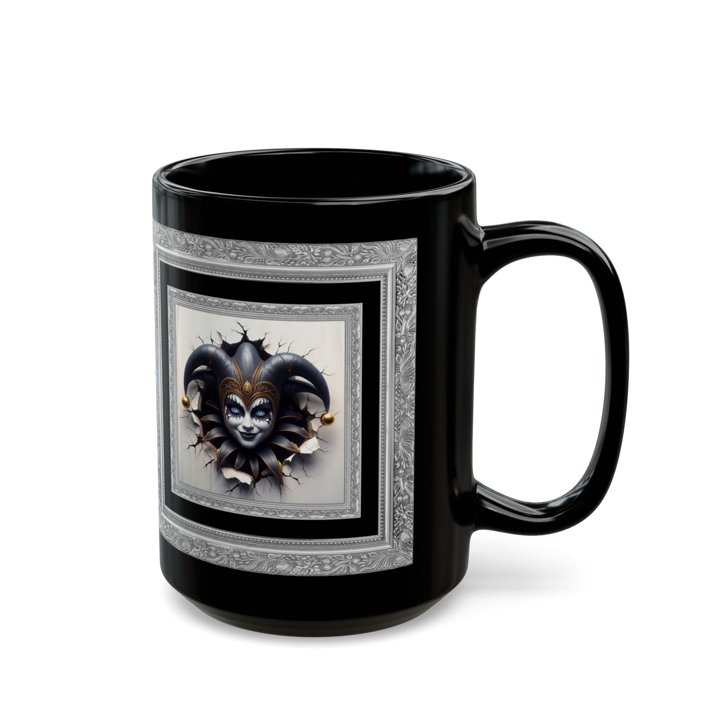 Striking Collection ~ BALTHAZAR BLINK ~ Black Mug 15oz