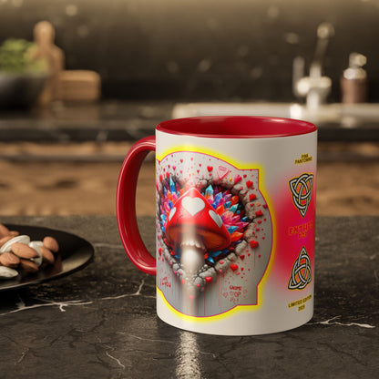 Lovecapade Collection ~PINK PANTOMIME ~ 11oz Colorful Mug