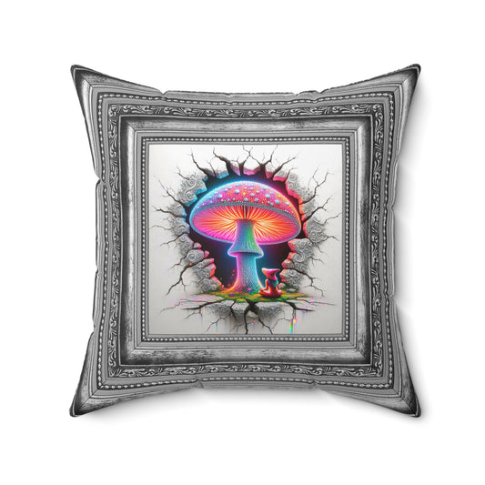 Vapors Collection ~ SOUL OF SKY & ShroomaRooma ~ 20" Square Pillow ~ GnomePOP