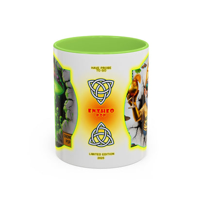 Aliens Collection ~ HAVE PROBE TO GO & SHROOMAROOMA ~ 11oz Colorful Mug