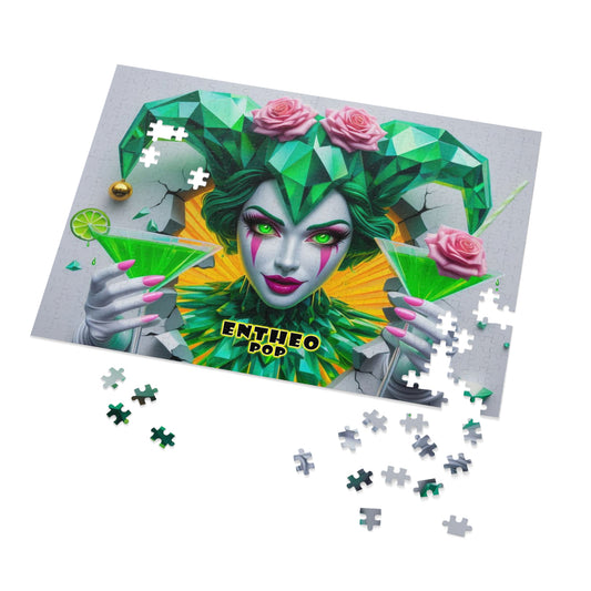 The Cocktail Collection ~ FACETED FABULOUS - Medium 500 piece Jigsaw Puzzle with Metal Tin - 15.5" x 21"