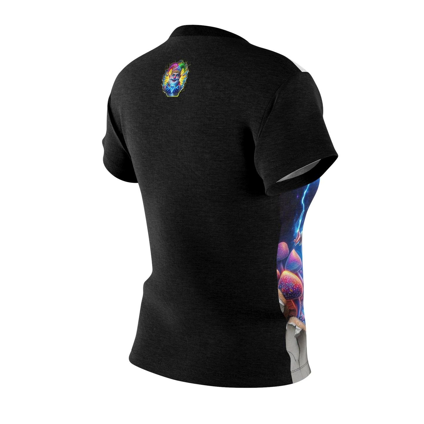 Mystara's Magic Mycellium - Mushroom - Comfortable Women's Crew Neck Shirt - GnomePOP
