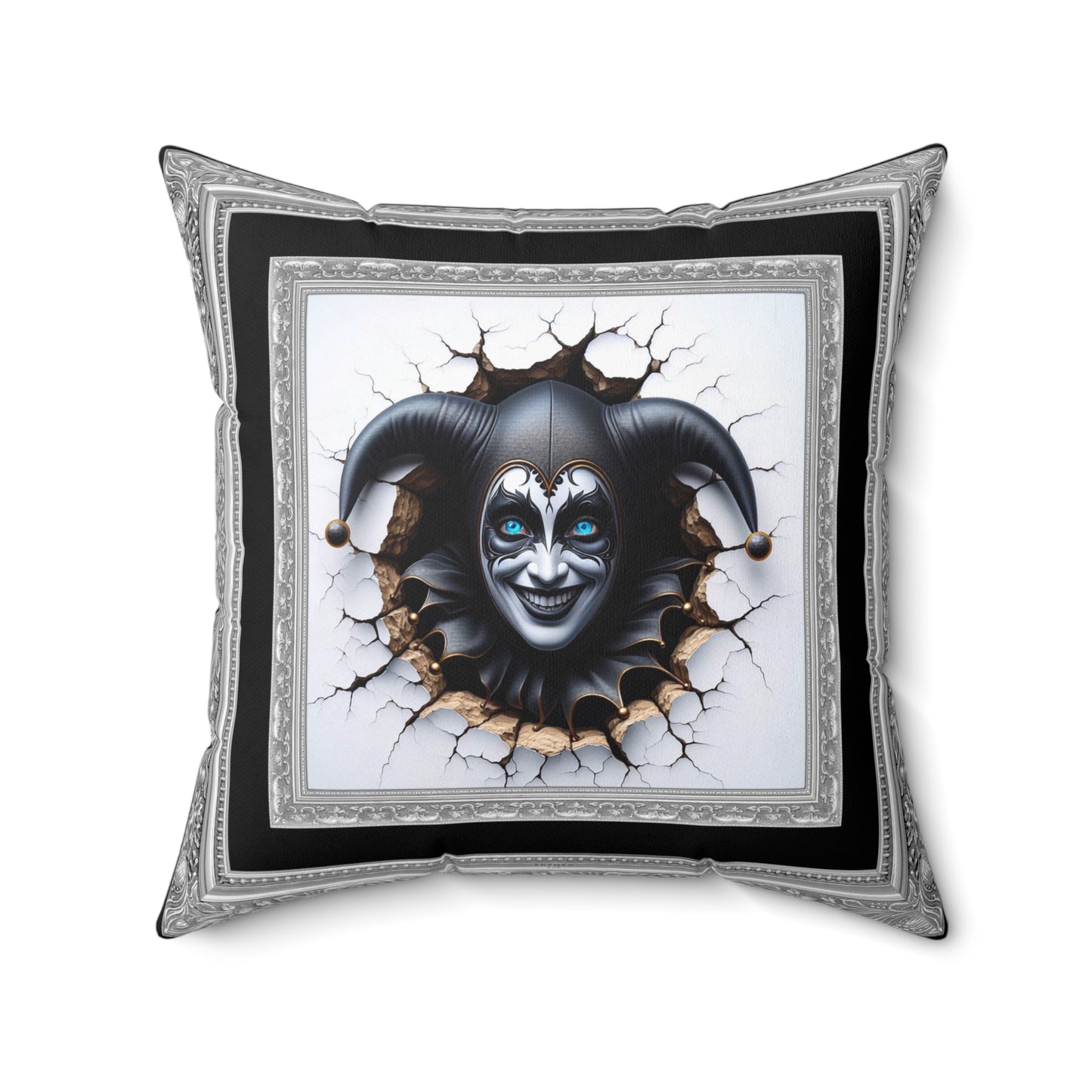 Striking Collection ~ BANSHEE GIGGLEGRIN & ShroomaRooma ~ 20" Square Pillow ~ Jesterama
