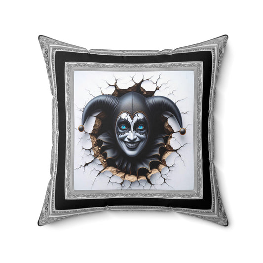 Striking Collection ~ BANSHEE GIGGLEGRIN & ShroomaRooma ~ 20" Square Pillow ~ Jesterama