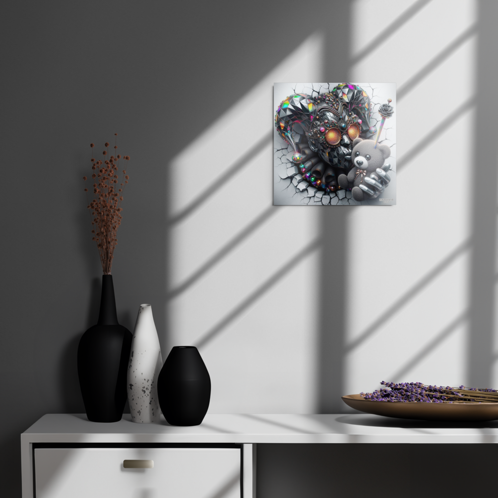 The Teddy Collection - FOOL'S SOFT SPOT - 12" Metal Print