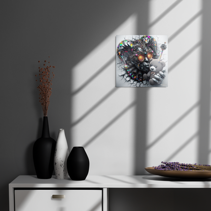 The Teddy Collection - FOOL'S SOFT SPOT - 12" Metal Print