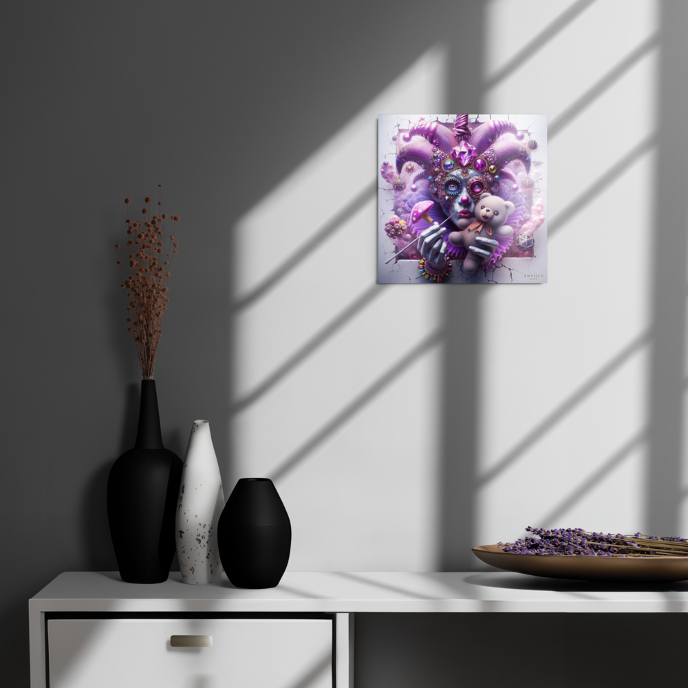 The Teddy Collection - CLOCKWORK KISSES - 12" Metal Print
