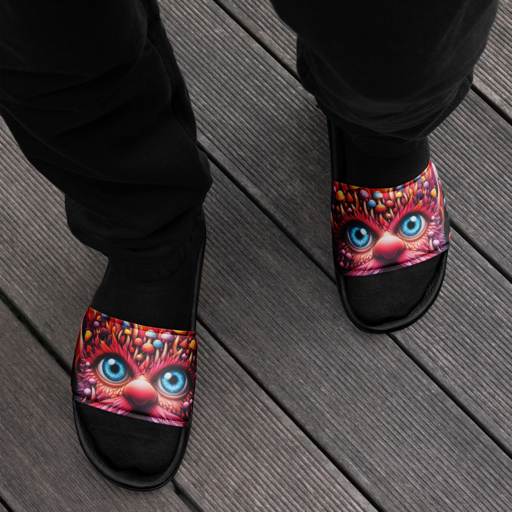 Grinning Collection - BEHOLD THE TROLL - Men’s Comfy Slides